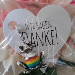 Perlentiere: Froschkönig ,,Wir sagen danke!“ Regenbogen