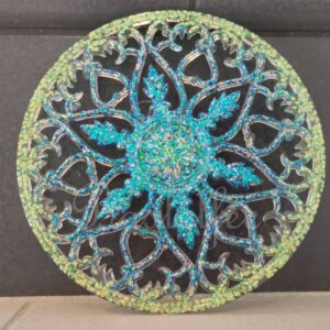 Mandala Deko aus Resin