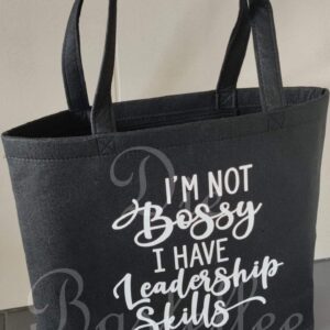 Filztasche groß ,,I’m not Bossy…“ mit kleiner Innentasche