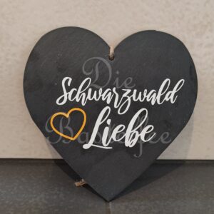 Schieferherz ,,Schwarzwald Liebe“