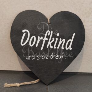 Schieferherz ,,Dorfkind…“