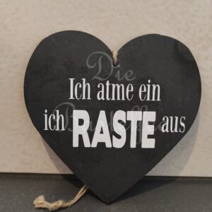 Schieferherz ,,Ich atme ein…“