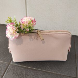 Kunstleder Tasche klein – unveredelt – Soft Pink