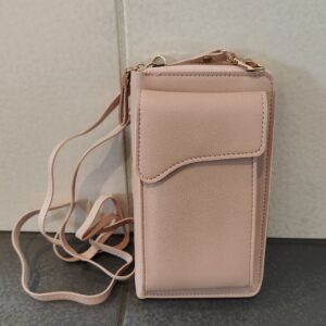 Crossbody Handy Tasche mit Geldbeutel in rosa