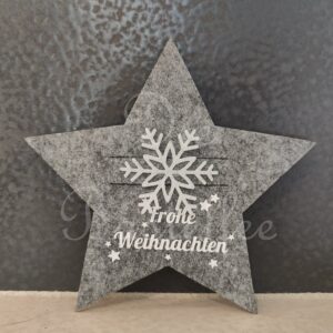 Geldgeschenk ,,Stern“ Frohe Weihnachten