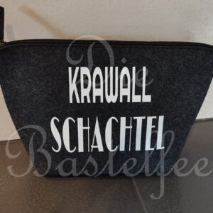 Filztasche klein ,,Krawall Schachtel“