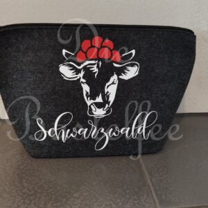 Filztasche klein ,,Schwarzwald Kuh“