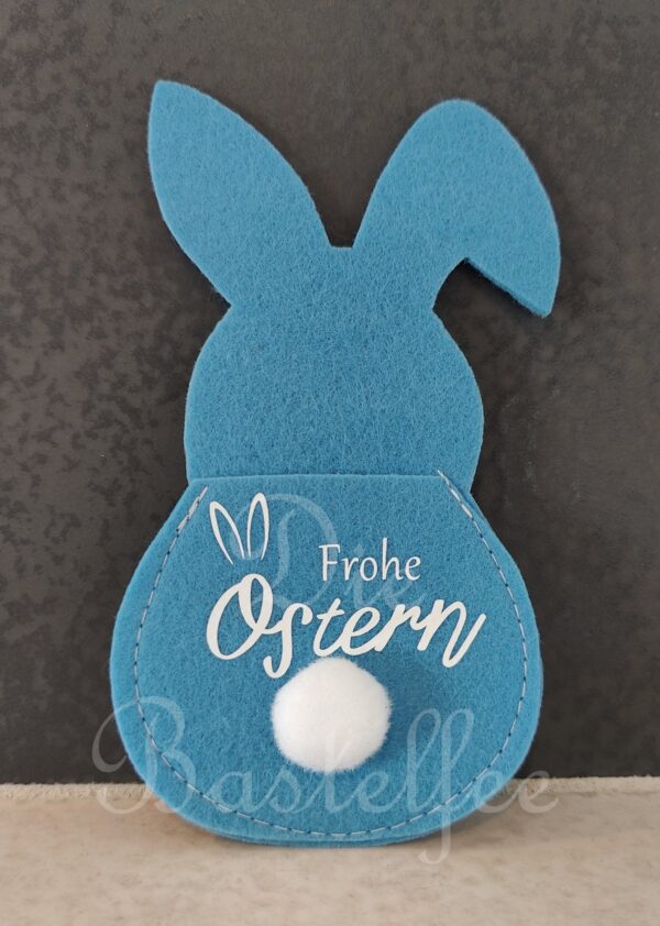 Geldgeschenk ,,Osterhase" blau