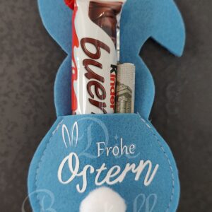 Geldgeschenk ,,Osterhase“ blau