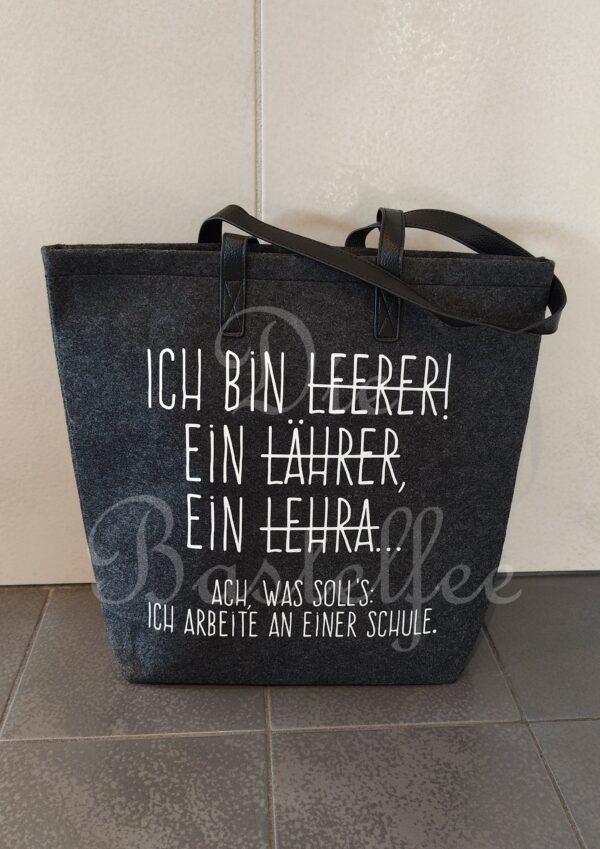 Filztasche groß ,,Lehrer..."